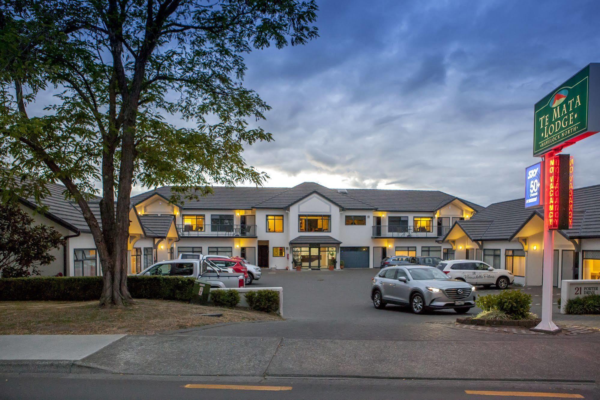Te Mata Lodge Havelock North Bagian luar foto